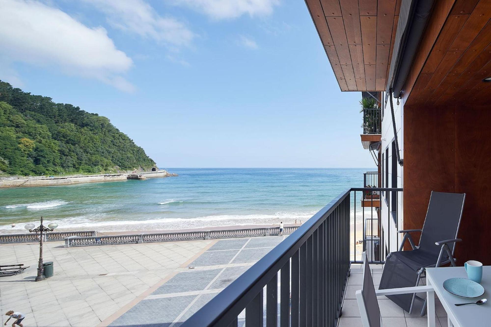 Earra - Narros Beach - Vistas Al Mar, 1 Min Centro Zarautz Ngoại thất bức ảnh