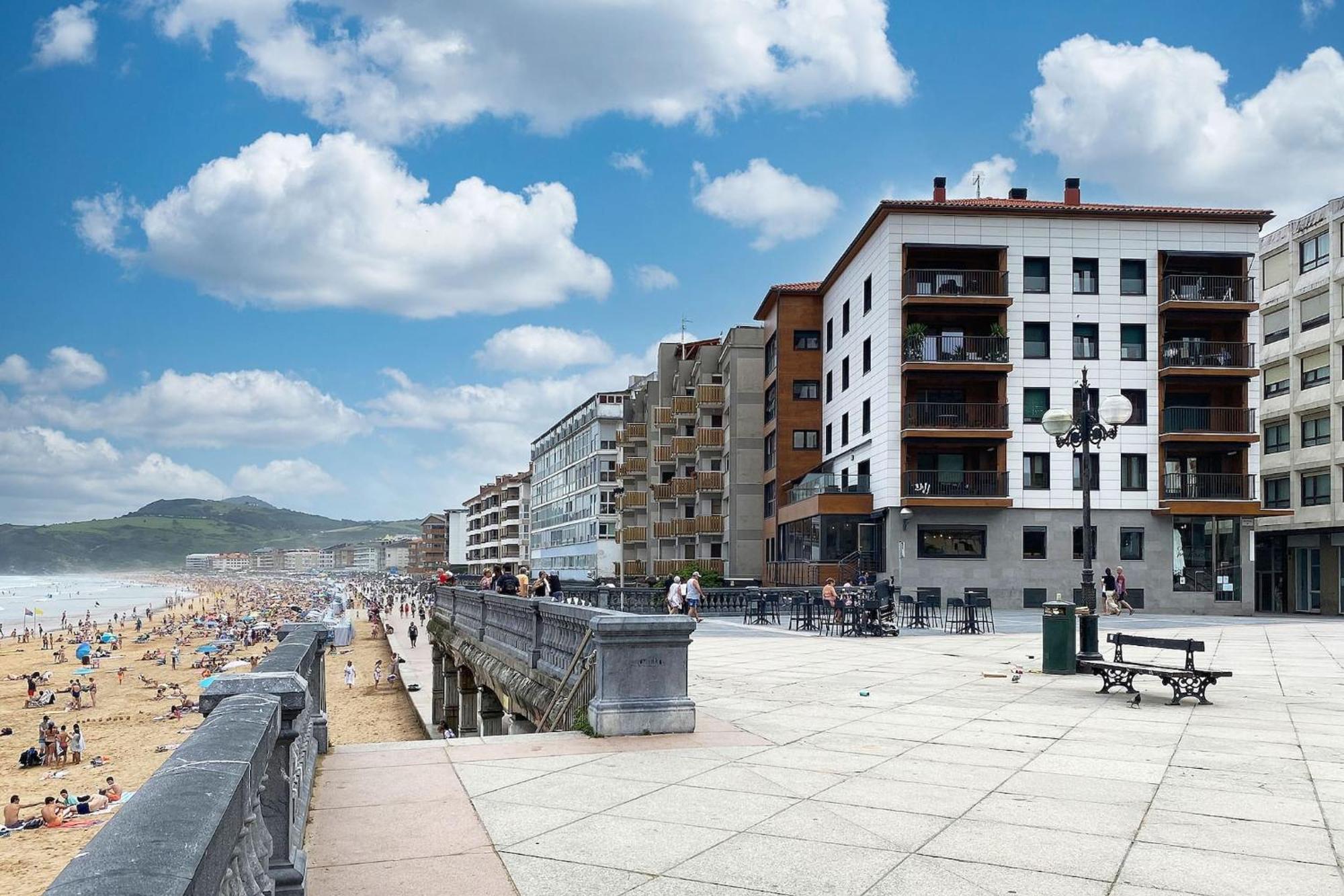 Earra - Narros Beach - Vistas Al Mar, 1 Min Centro Zarautz Ngoại thất bức ảnh