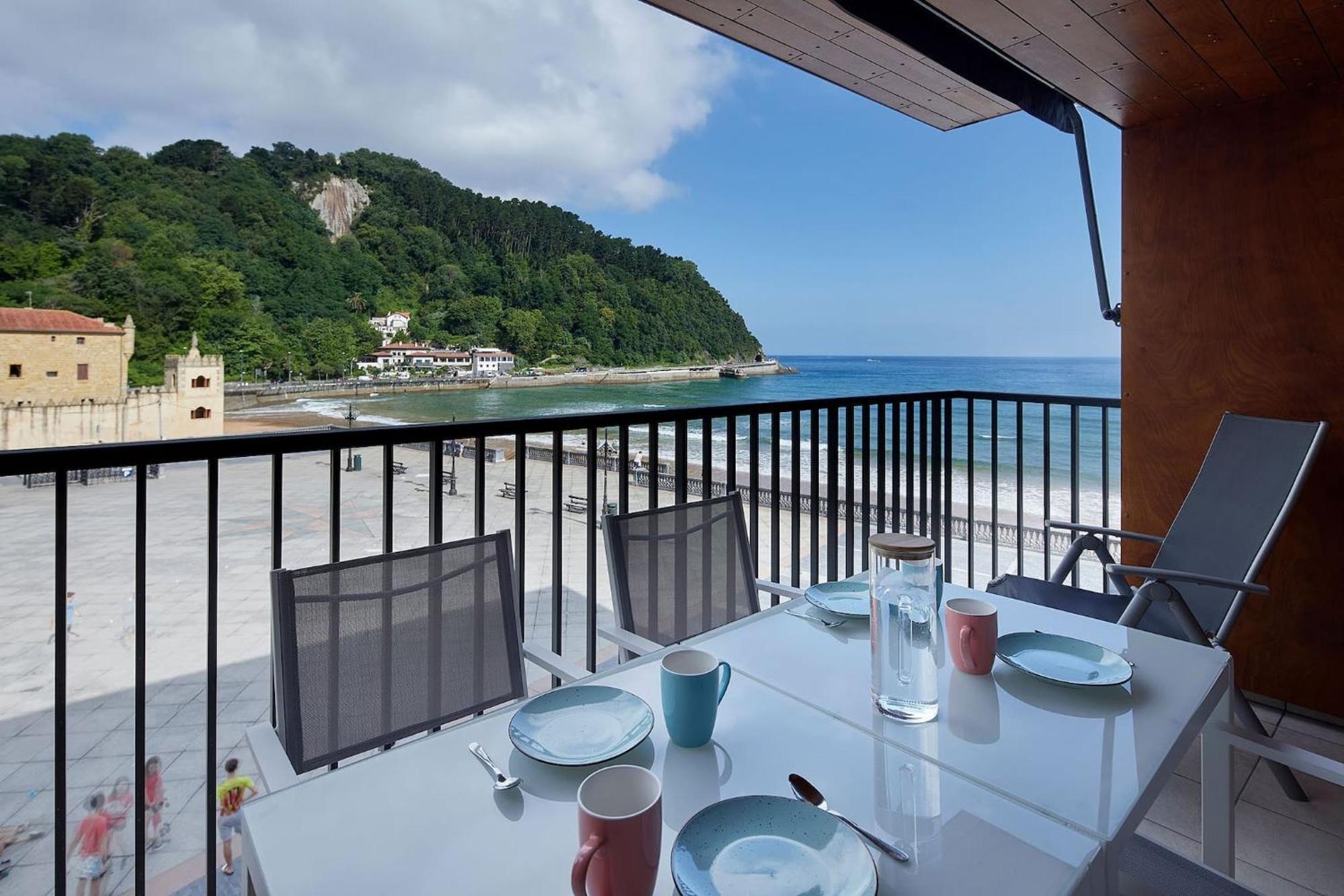Earra - Narros Beach - Vistas Al Mar, 1 Min Centro Zarautz Ngoại thất bức ảnh